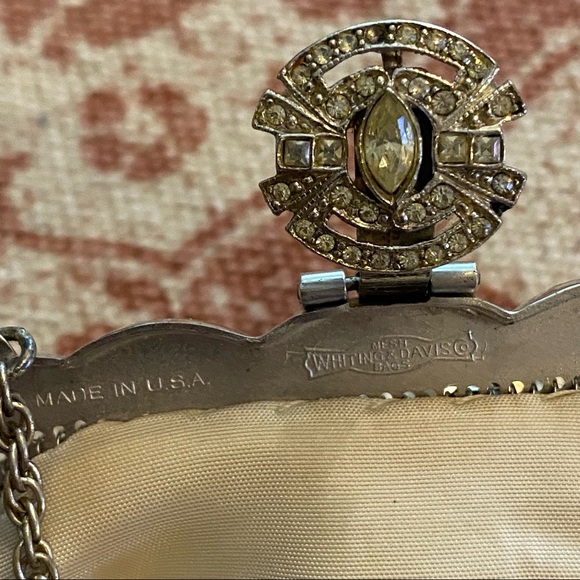 VTG Mesh Whiting & Davis USA Mini Clutch - Picture 2 of 14